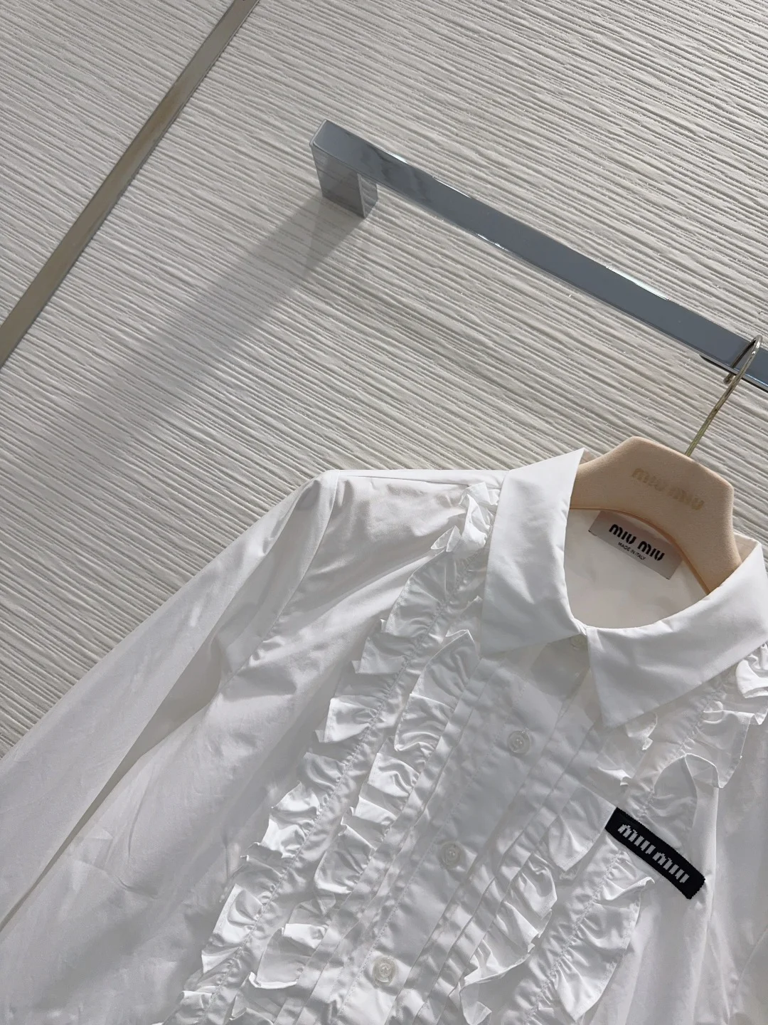 MIU MIU Shirts White-Black S-M-L B45202609062909 - Image 3