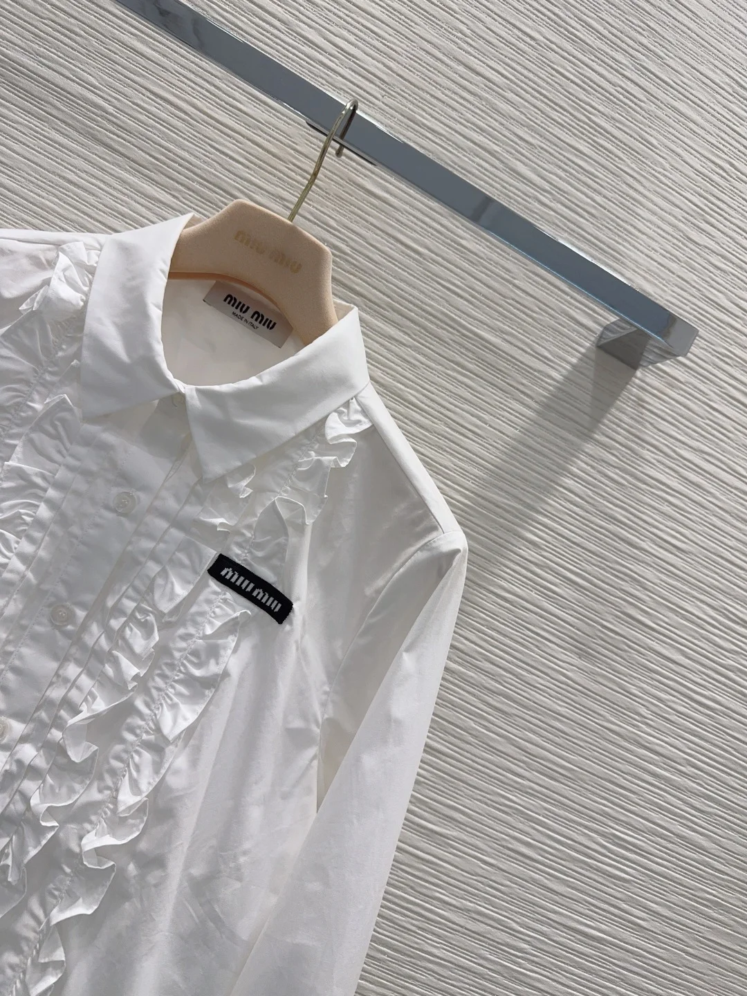 MIU MIU Shirts White-Black S-M-L B45202609062909 - Image 4