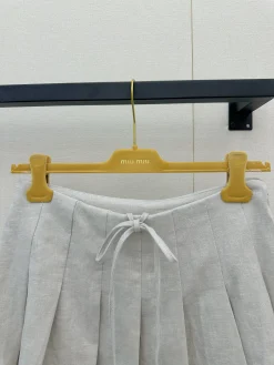 Alternative view of MIU MIU Skirts Beige S-L C15202609060789