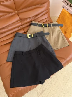 MIU MIU Skirts Black-Gray-Khaki S-L B25202609063059