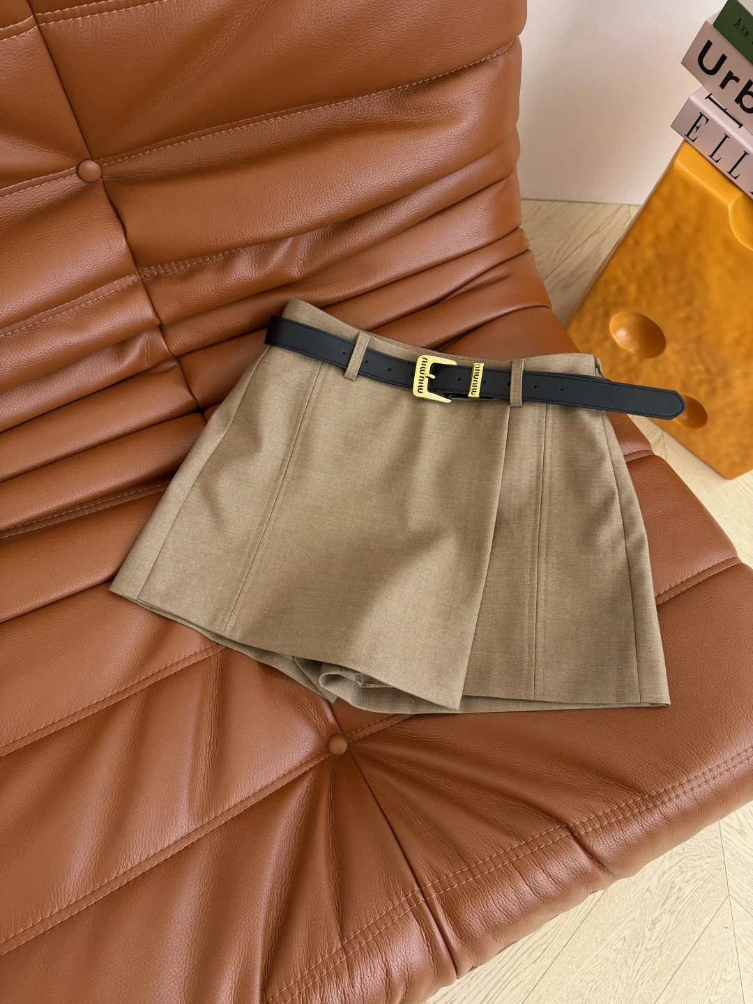 MIU MIU Skirts Black-Gray-Khaki S-L B25202609063059 - Image 6