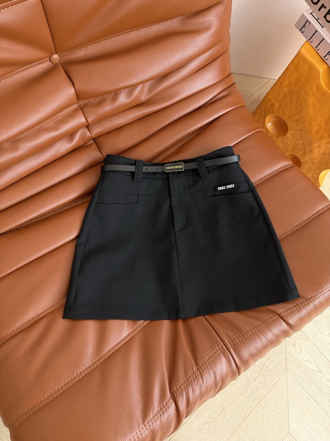 MIU MIU Skirts Black-White-Gray S-L B15202609062597 - Image 8