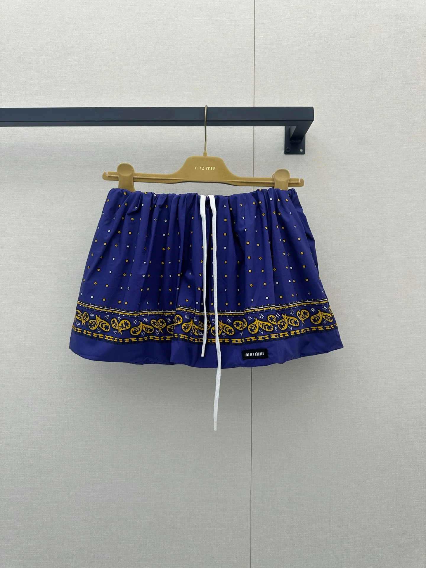 MIU MIU Skirts Blue-Gold S-L C15202609060765 - Image 5