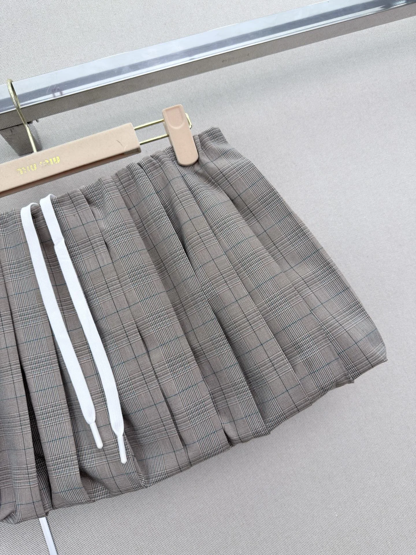MIU MIU Skirts Brown-White S-L B35202609063483 - Image 4