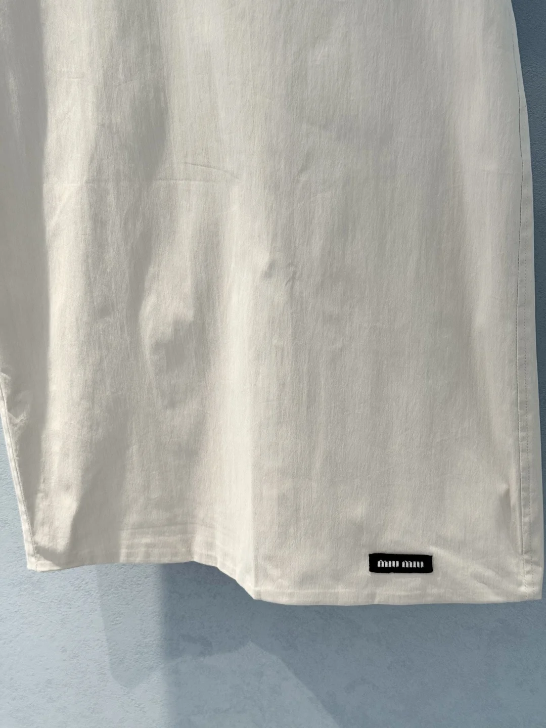MIU MIU Skirts Cotton Blend Cream-Yellow S-L B50202609060368 - Image 6