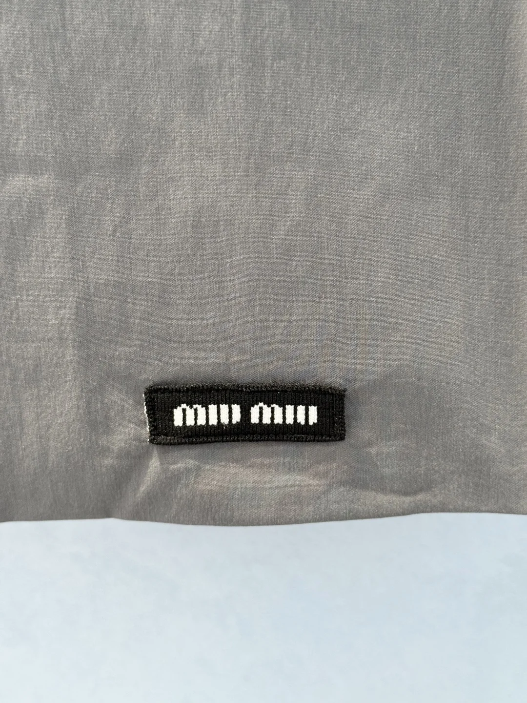 MIU MIU Skirts Cotton Blend Gray S-L B55202609060391 - Image 4