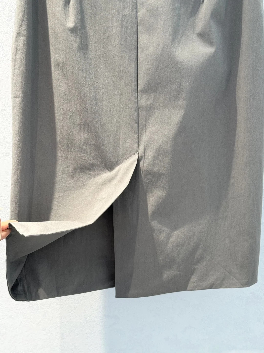 MIU MIU Skirts Cotton Blend Gray S-L B55202609060391 - Image 7