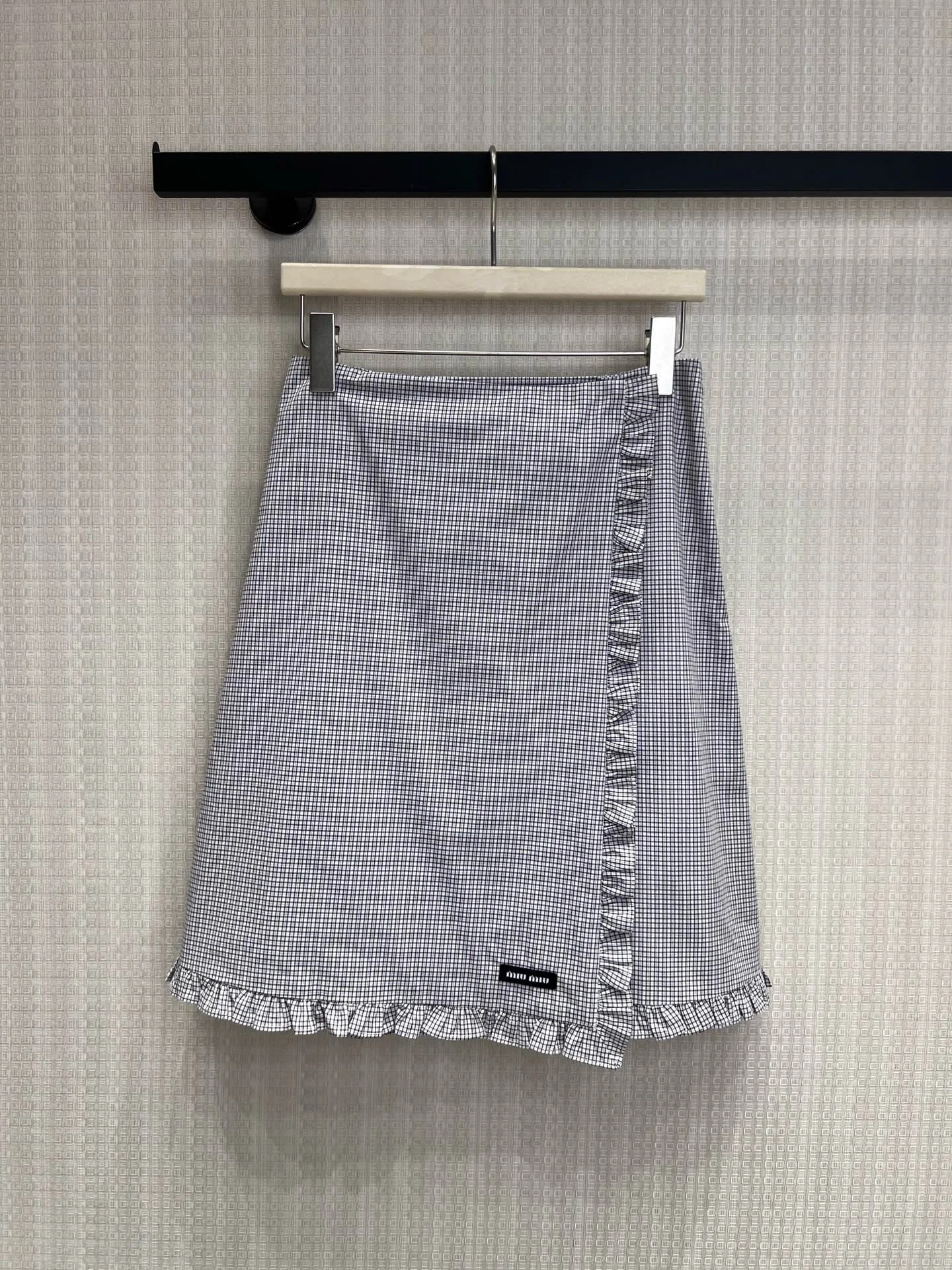 MIU MIU Skirts Cotton White-Blue S M L A95202609061808