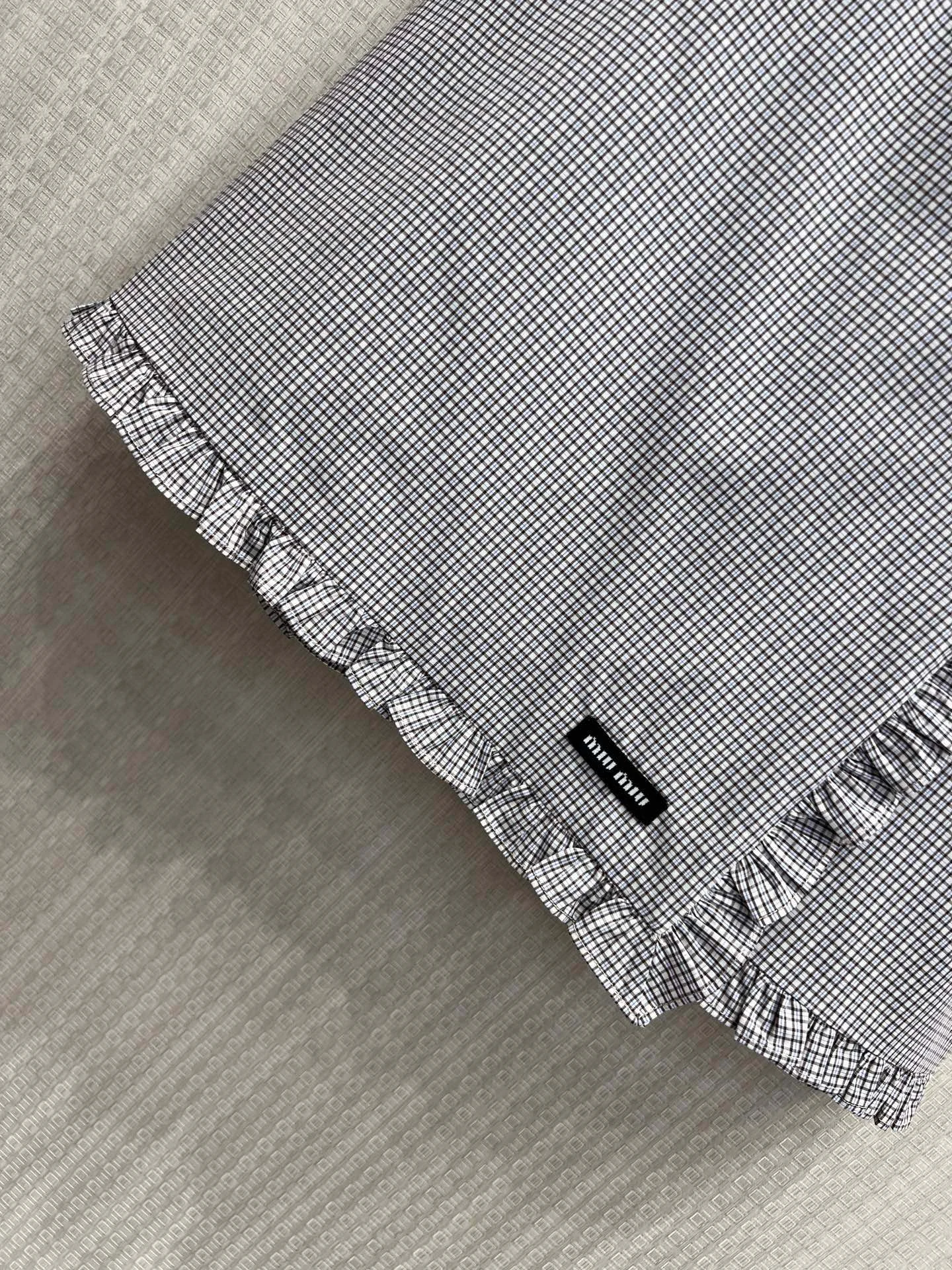 MIU MIU Skirts Cotton White-Blue S M L A95202609061808 - Image 7