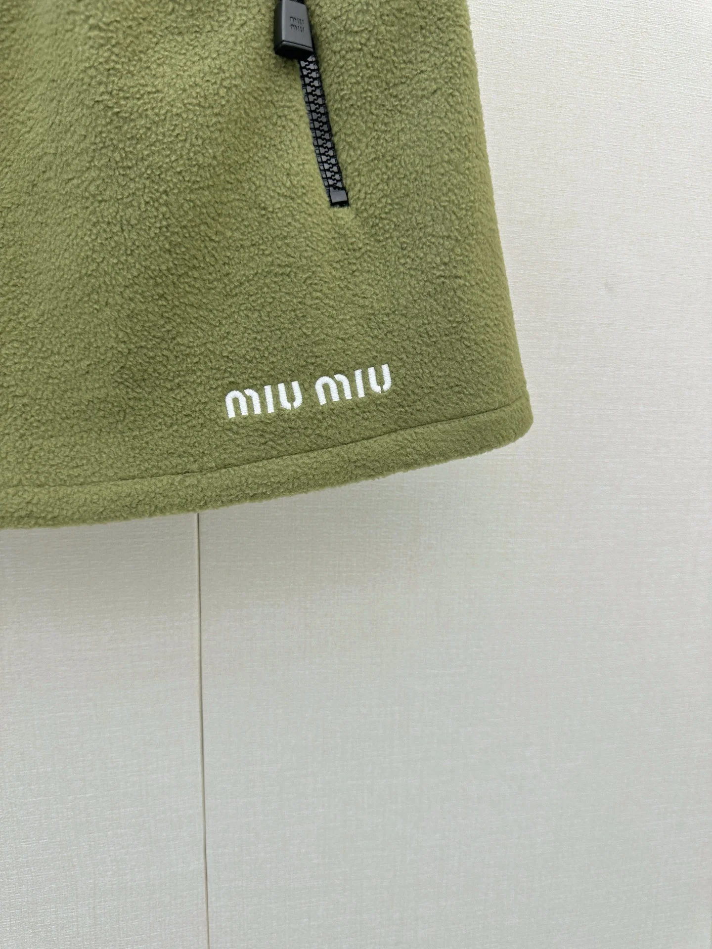 MIU MIU Skirts Fleece Green-Black S-L B45202609060776 - Image 4