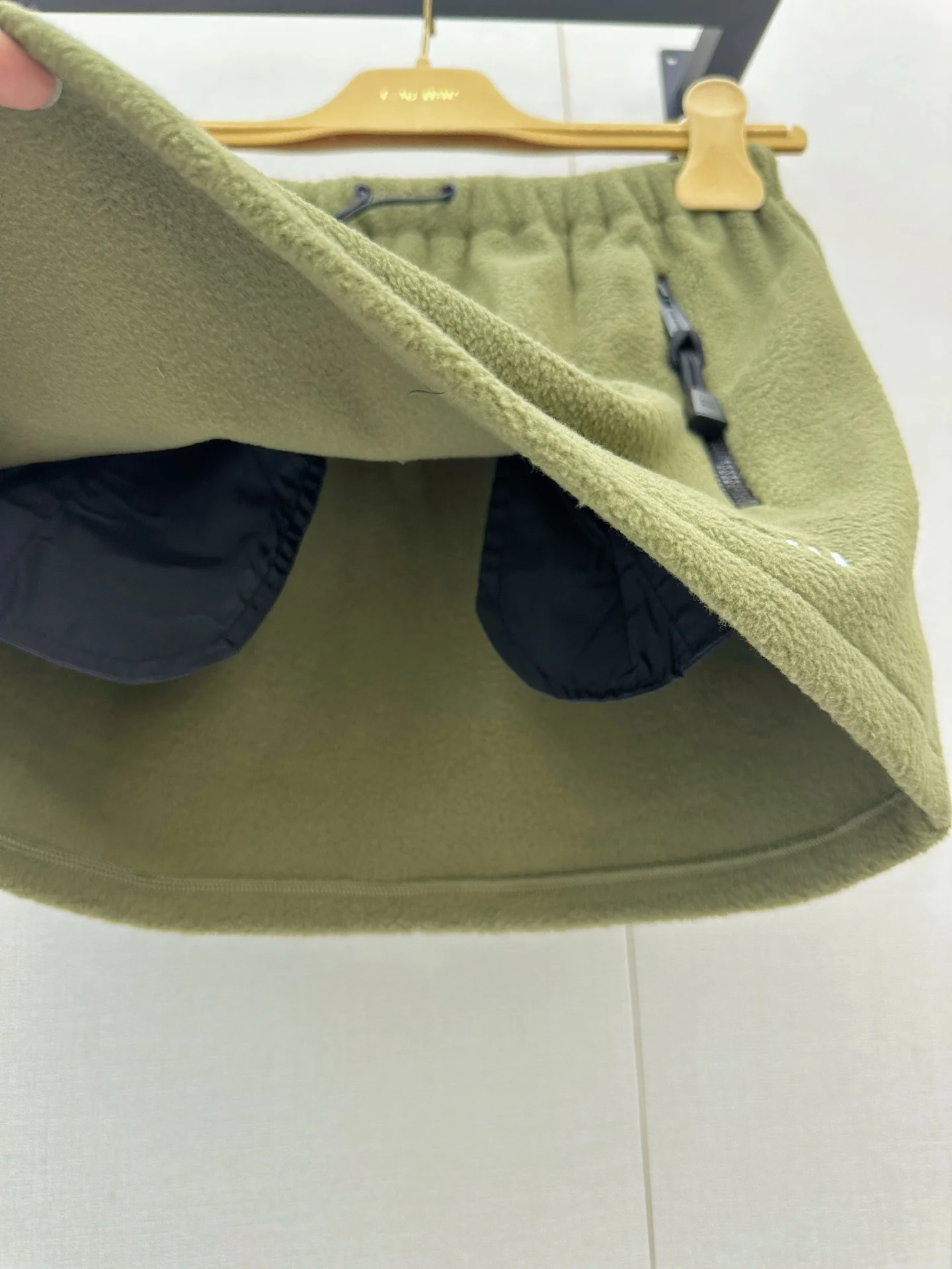 MIU MIU Skirts Fleece Green-Black S-L B45202609060776 - Image 6