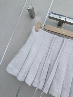 Alternative view of MIU MIU Skirts Gray S-L B55202609061941