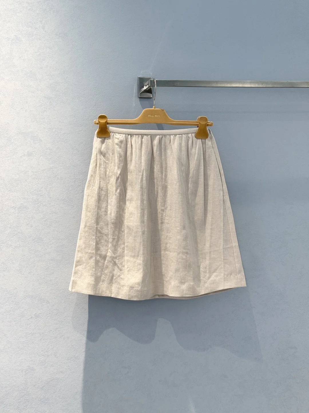 MIU MIU Skirts Linen Beige S-L C00202609060395 - Image 2