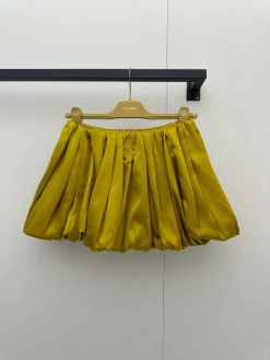 MIU MIU Skirts Silk Yellow S-M-L E15202609063238