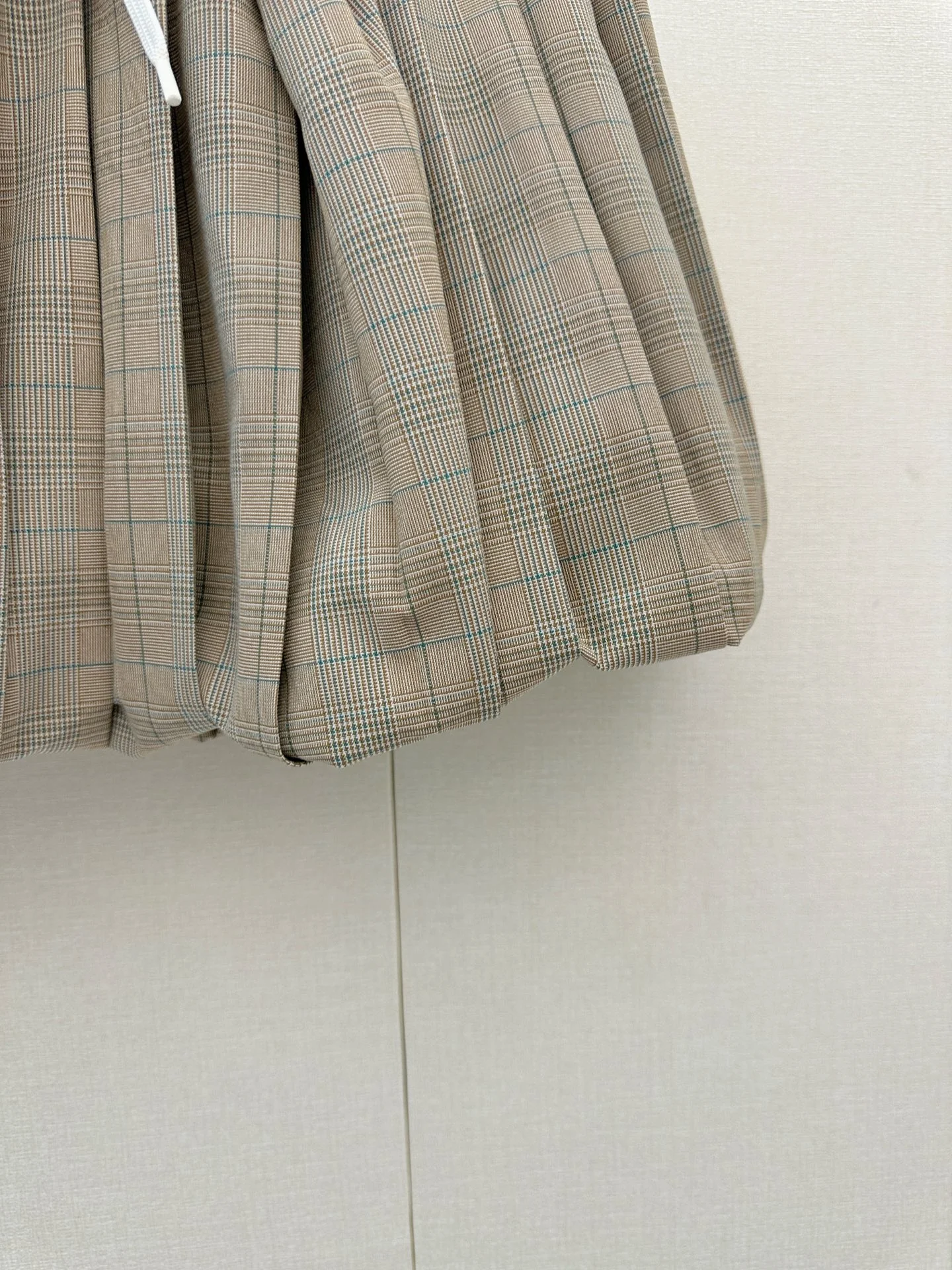 MIU MIU Skirts Woven Fabric Brown-White S-L C15202609060784 - Image 5
