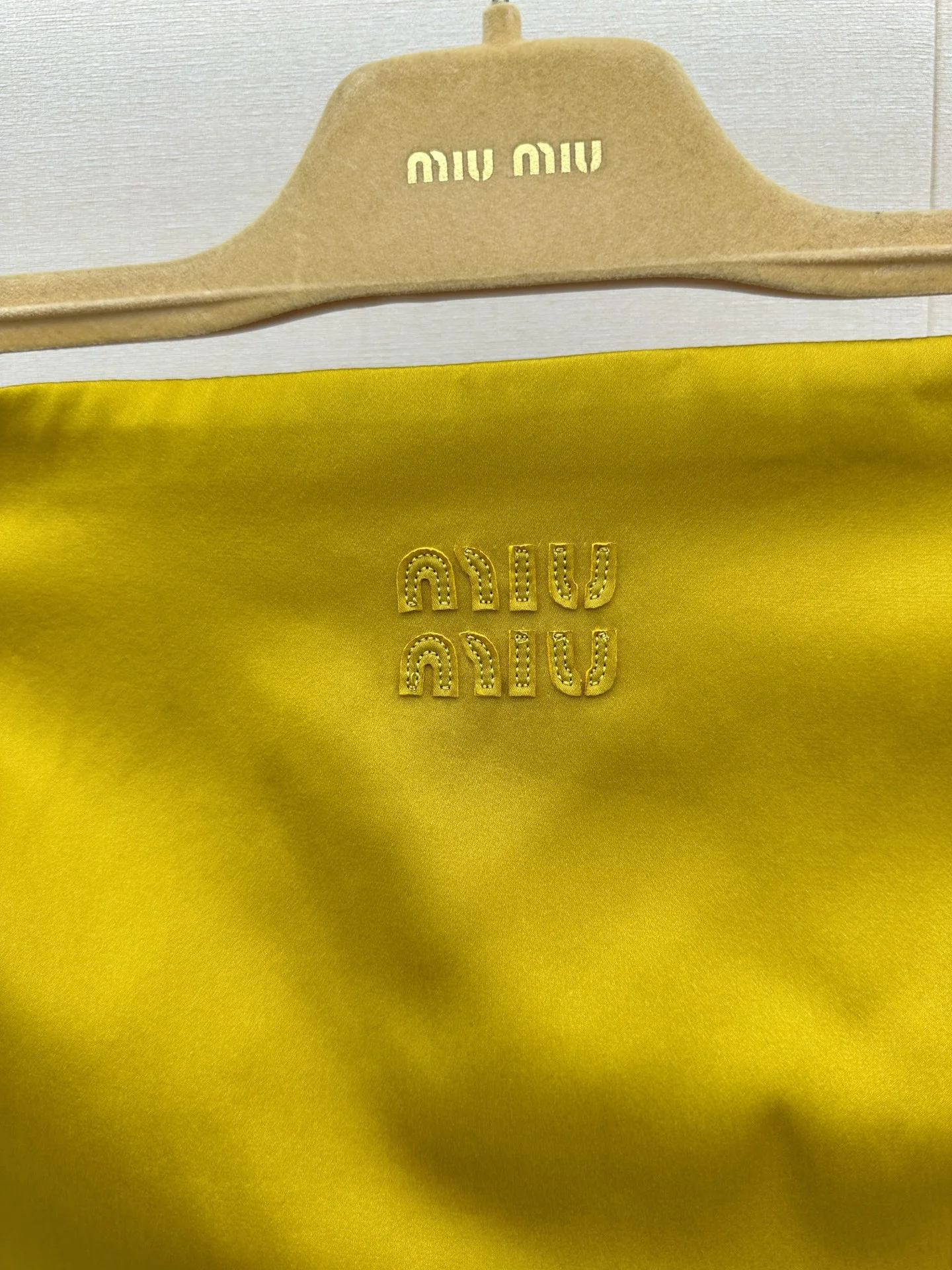 MIU MIU Skirts Yellow-Gold S-L C15202609063239 - Image 6