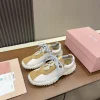 MIU MIU Sneakers Corduroy Suede White-Tan EU35-40 B40202609110542