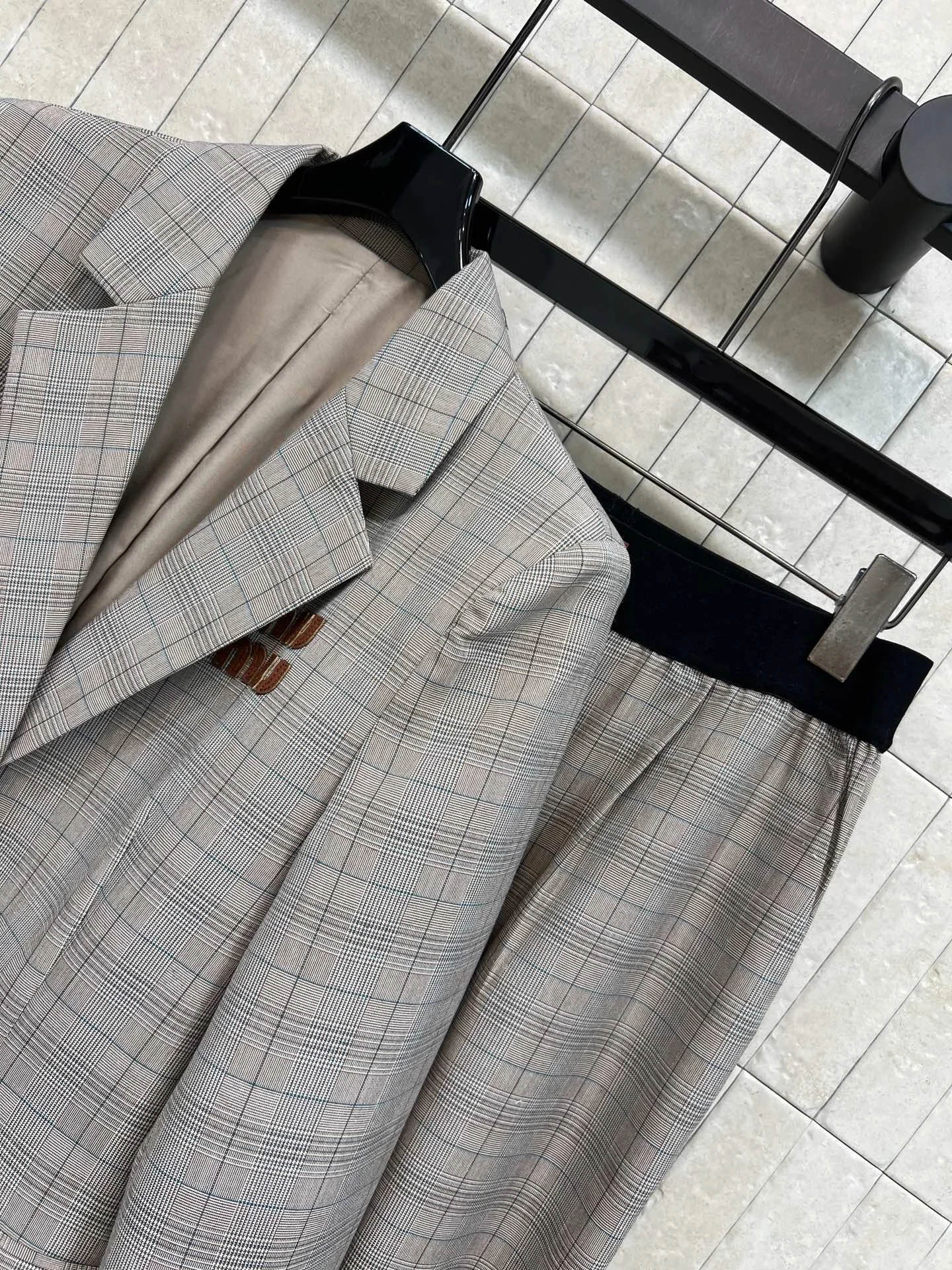 MIU MIU Suits Suiting Fabric Beige-Brown S-M-L B45202609061612 - Image 6