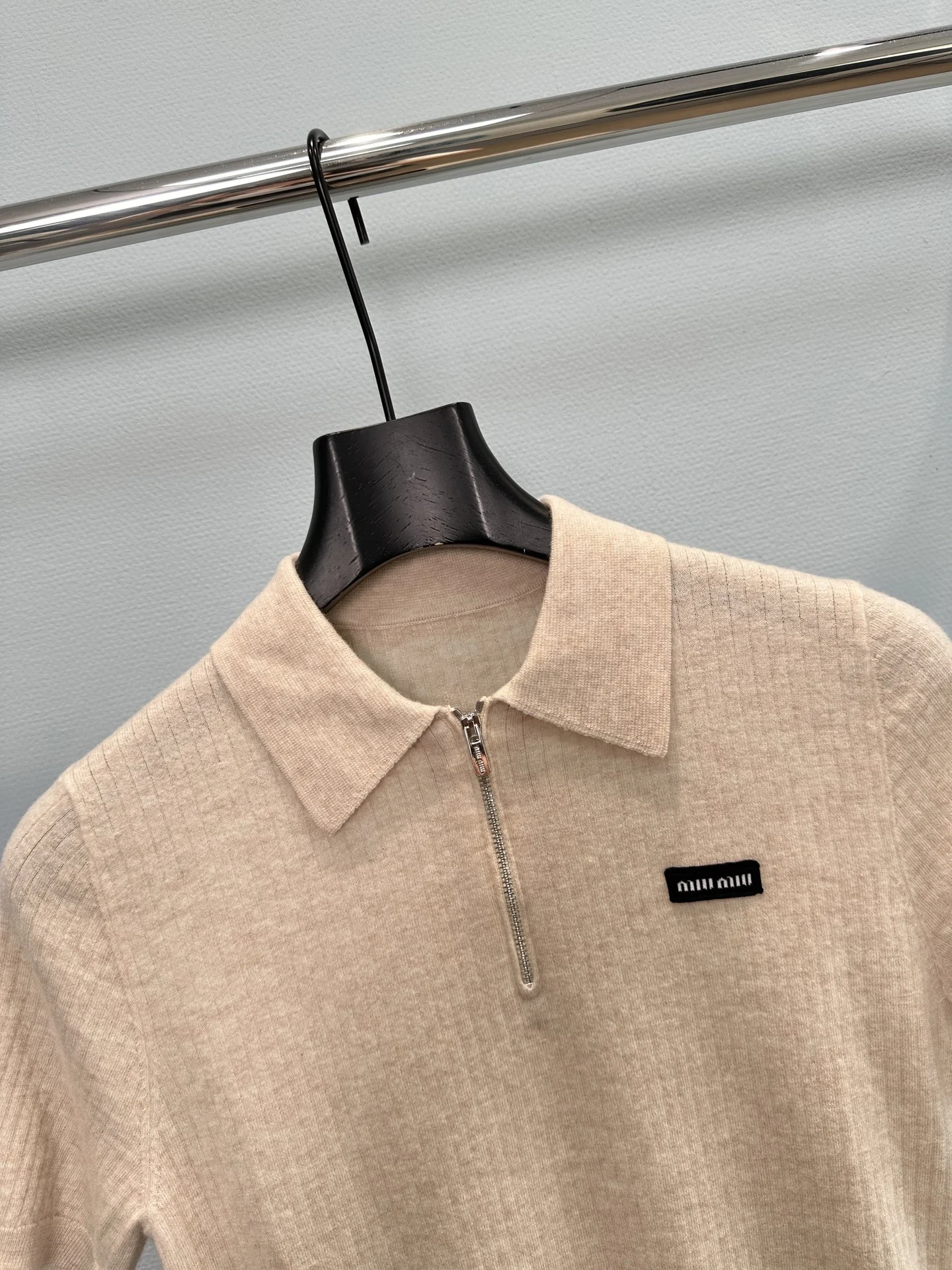 MIU MIU Sweaters Beige-Black S-L B55202609060300 - Image 2