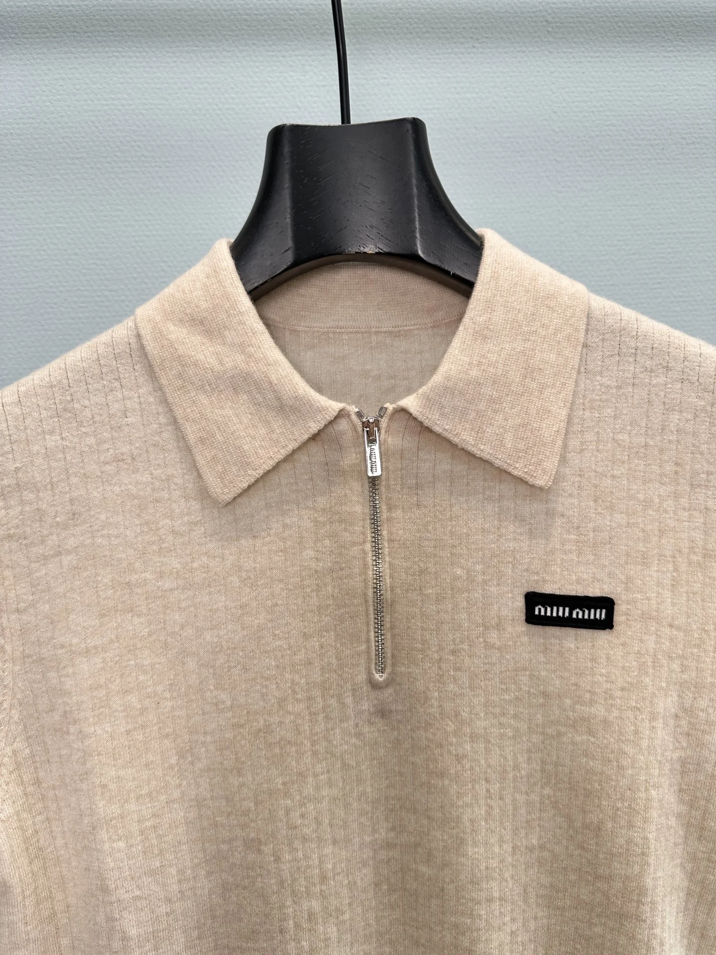 MIU MIU Sweaters Beige-Black S-L B55202609060300 - Image 3