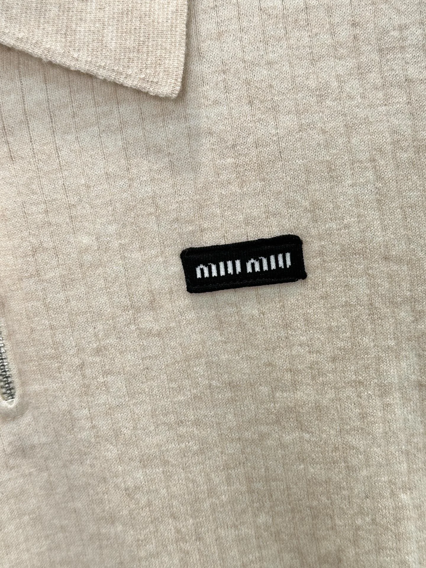 MIU MIU Sweaters Beige-Black S-L B55202609060300 - Image 4