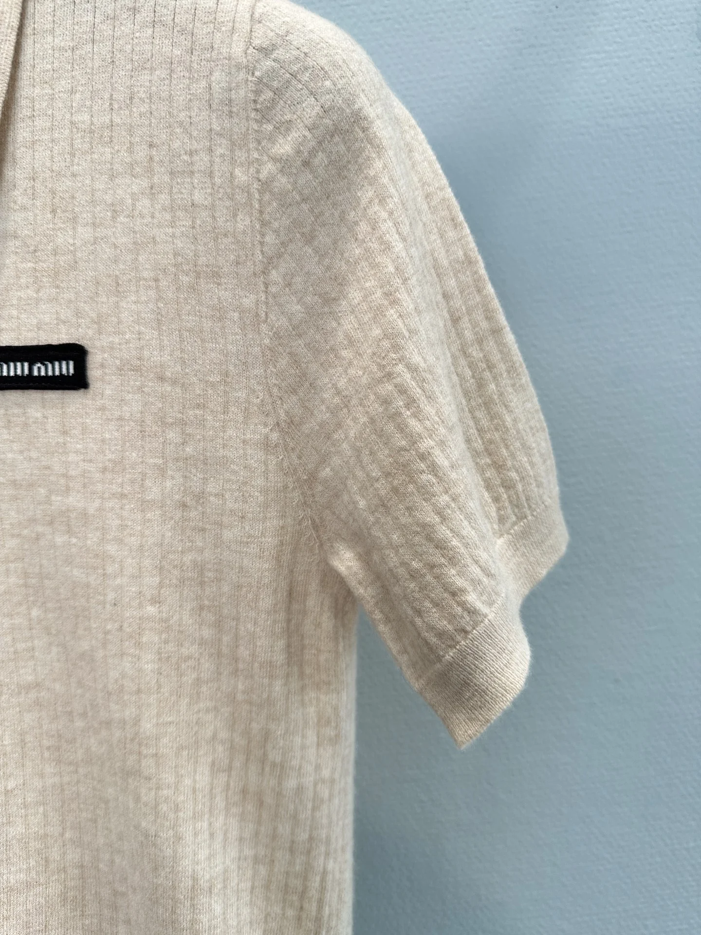 MIU MIU Sweaters Beige-Black S-L B55202609060300 - Image 5