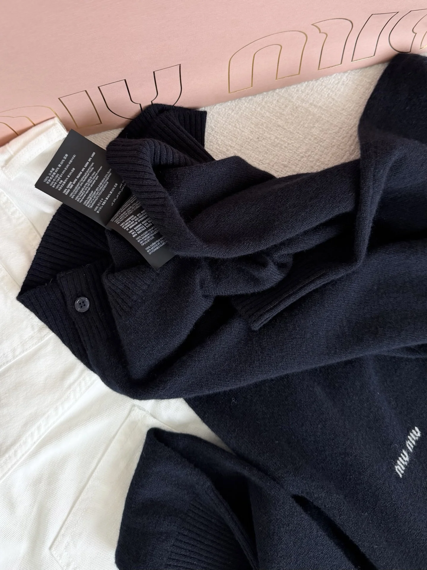 MIU MIU Sweaters Black-Blue S-L B65202609061041 - Image 7
