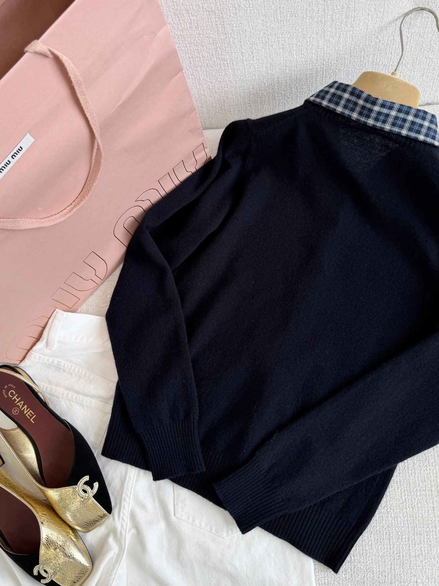 MIU MIU Sweaters Black-Blue S-L B65202609061041 - Image 8