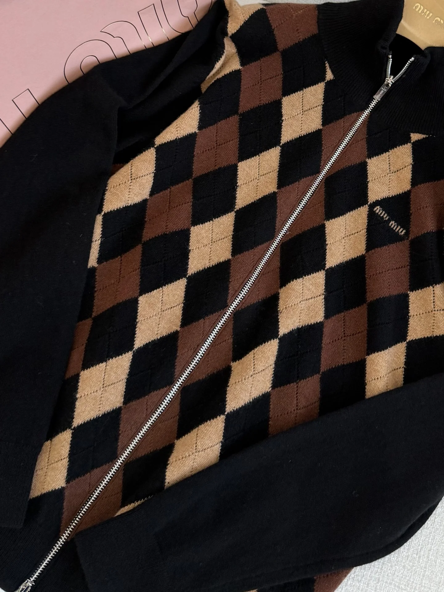 MIU MIU Sweaters Black-Brown S-L B90202609061541 - Image 5