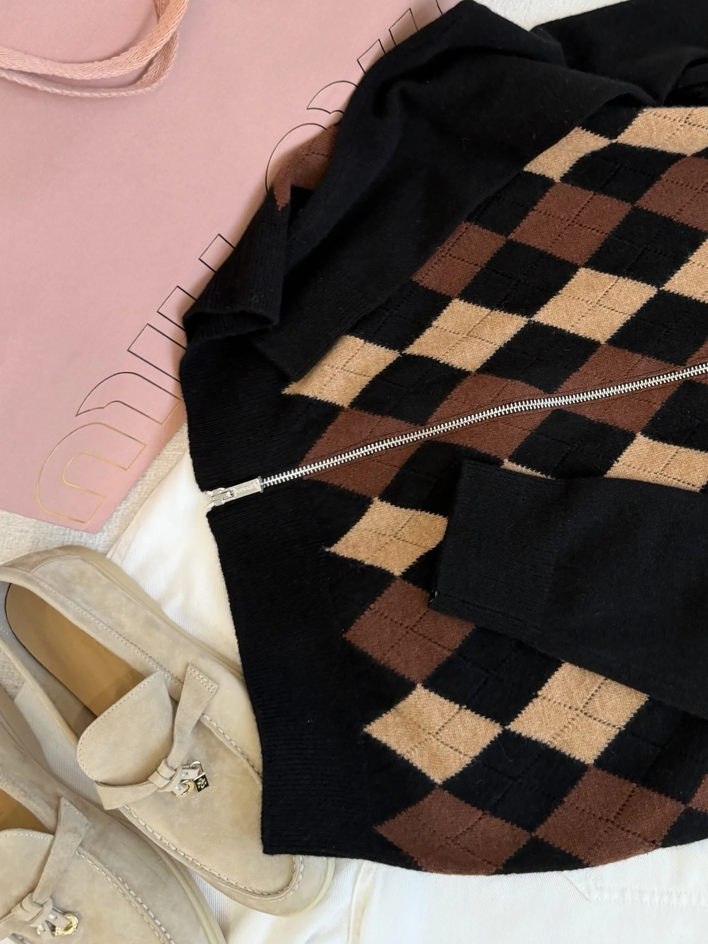 MIU MIU Sweaters Black-Brown S-L B90202609061541 - Image 6