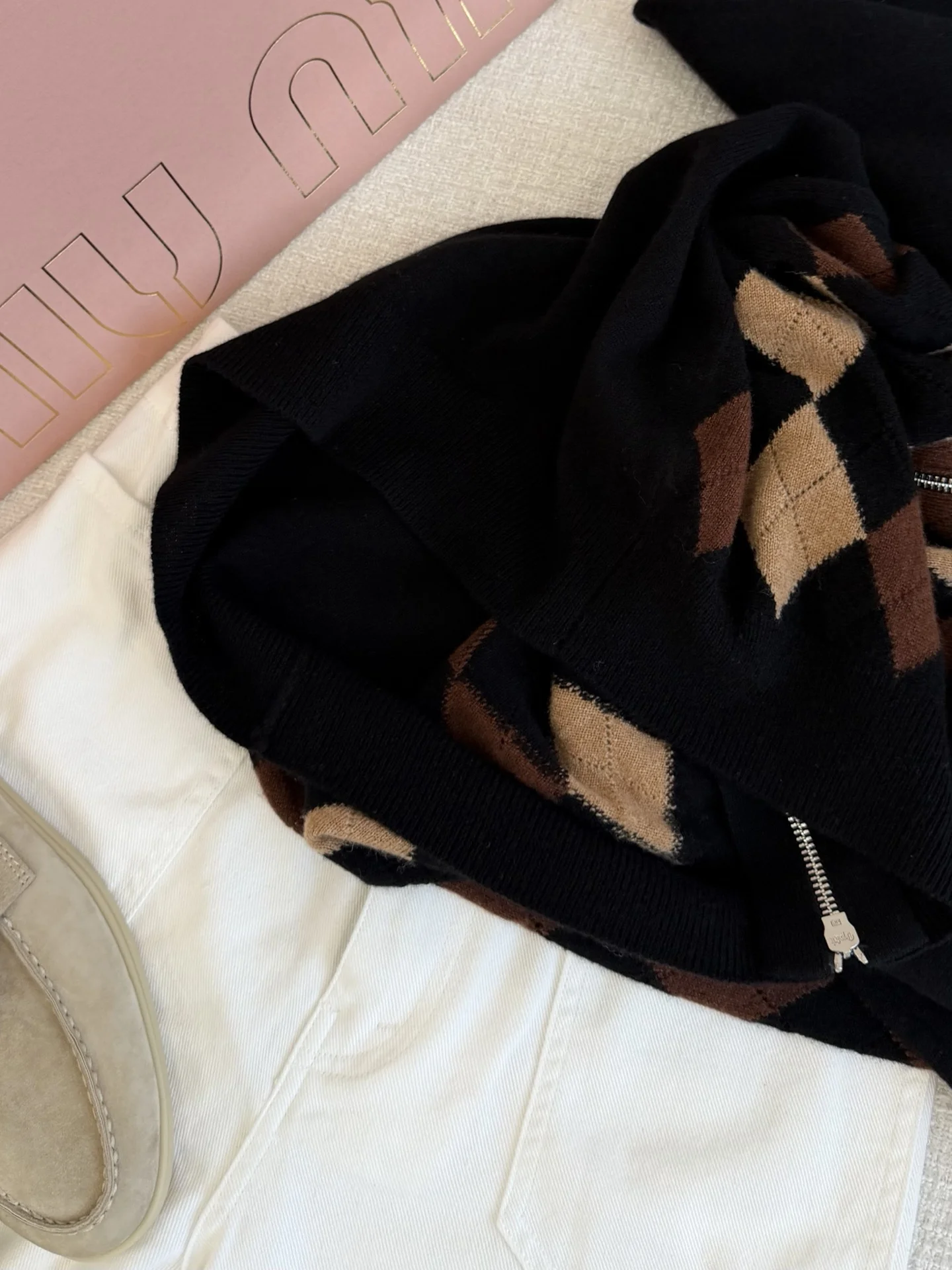 MIU MIU Sweaters Black-Brown S-L B90202609061541 - Image 7