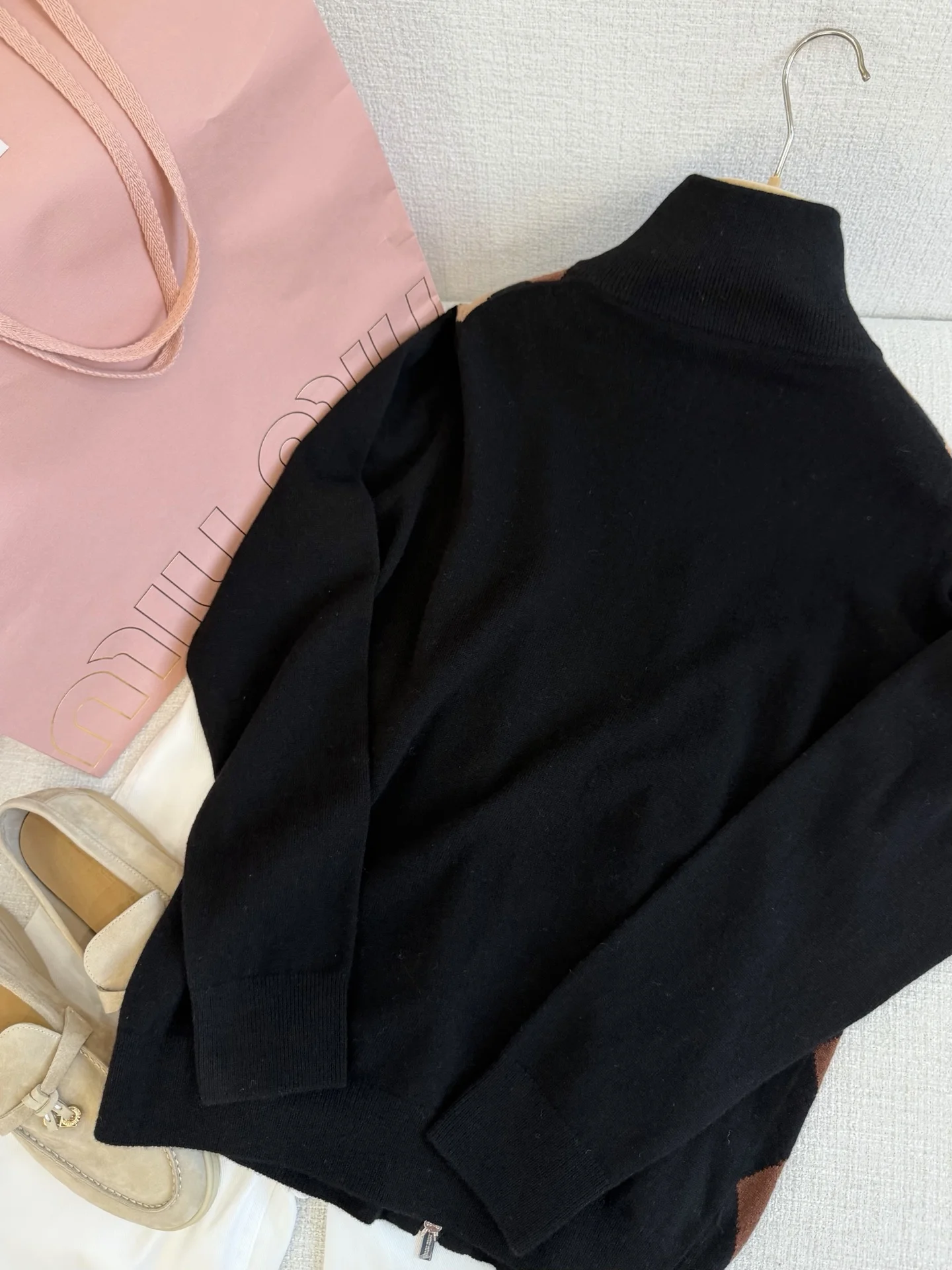 MIU MIU Sweaters Black-Brown S-L B90202609061541 - Image 8