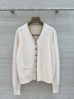 MIU MIU Sweaters Cashmere Wool Beige-Brown M B55202609062032