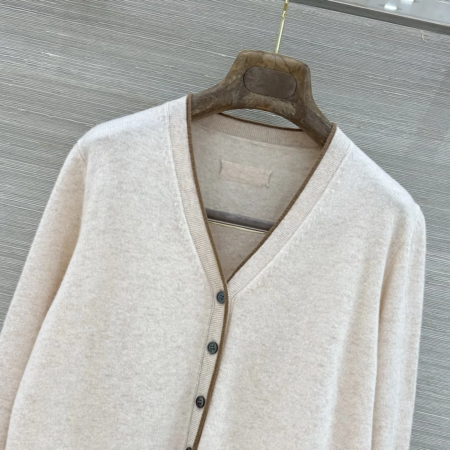 MIU MIU Sweaters Cashmere Wool Beige-Brown M B55202609062032 - Image 2