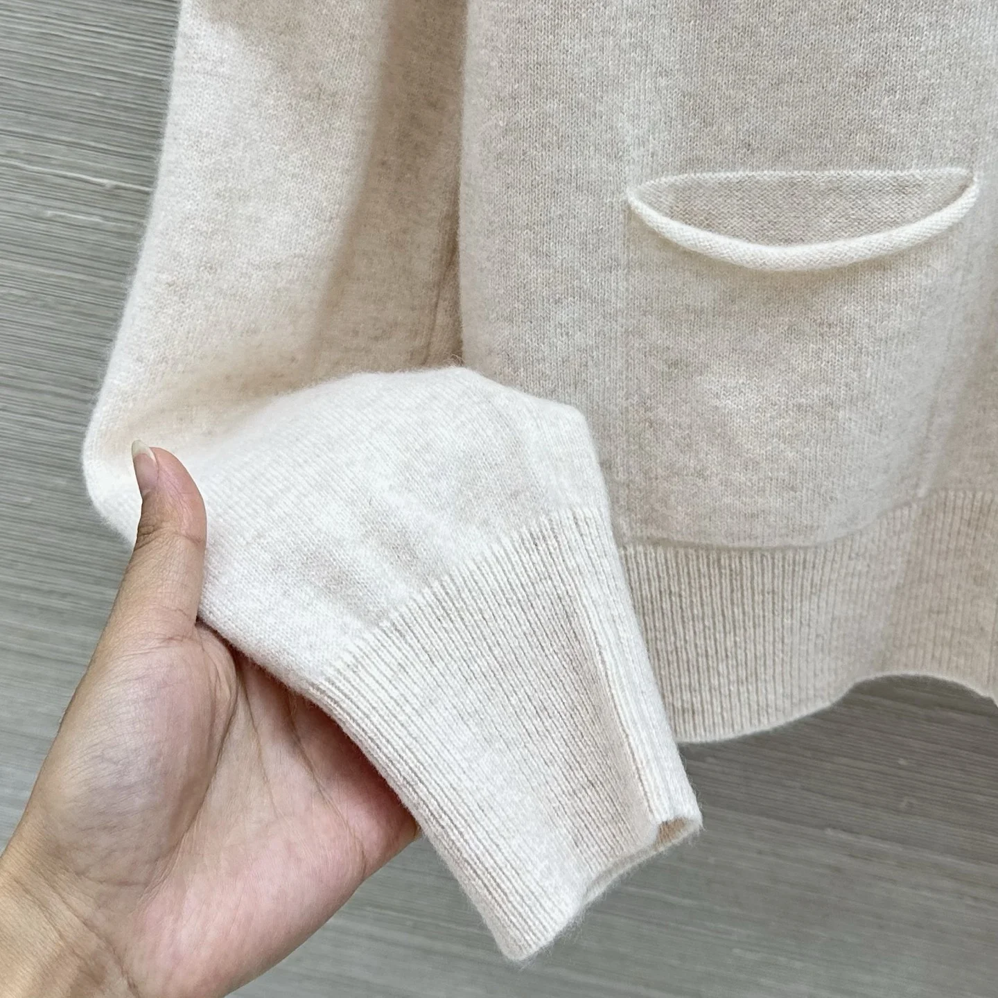 MIU MIU Sweaters Cashmere Wool Beige-Brown M B55202609062032 - Image 5