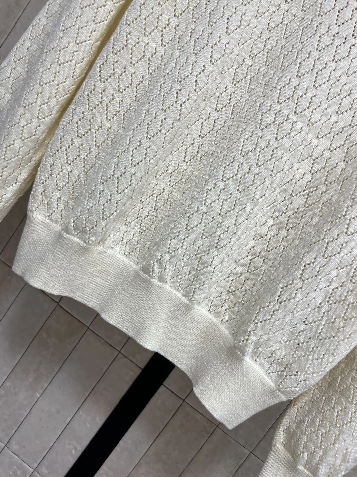 MIU MIU Sweaters Cream-Navy S-L A95202609062481 - Image 3