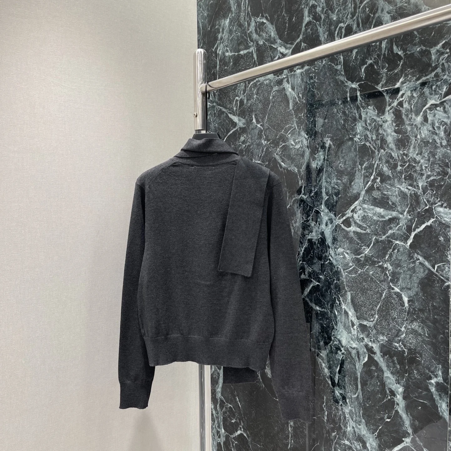 MIU MIU Sweaters Dark Gray-Beige S-L B50202609061644 - Image 3