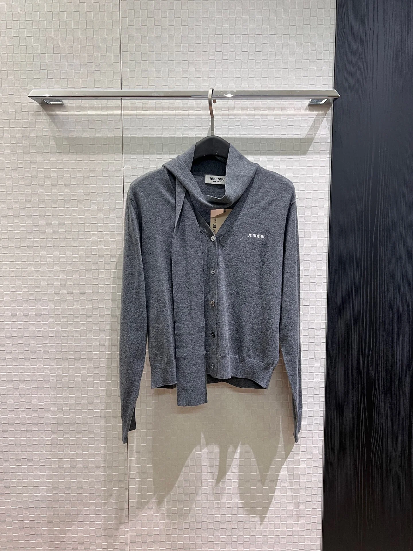 MIU MIU Sweaters Gray S-L B50202609061682