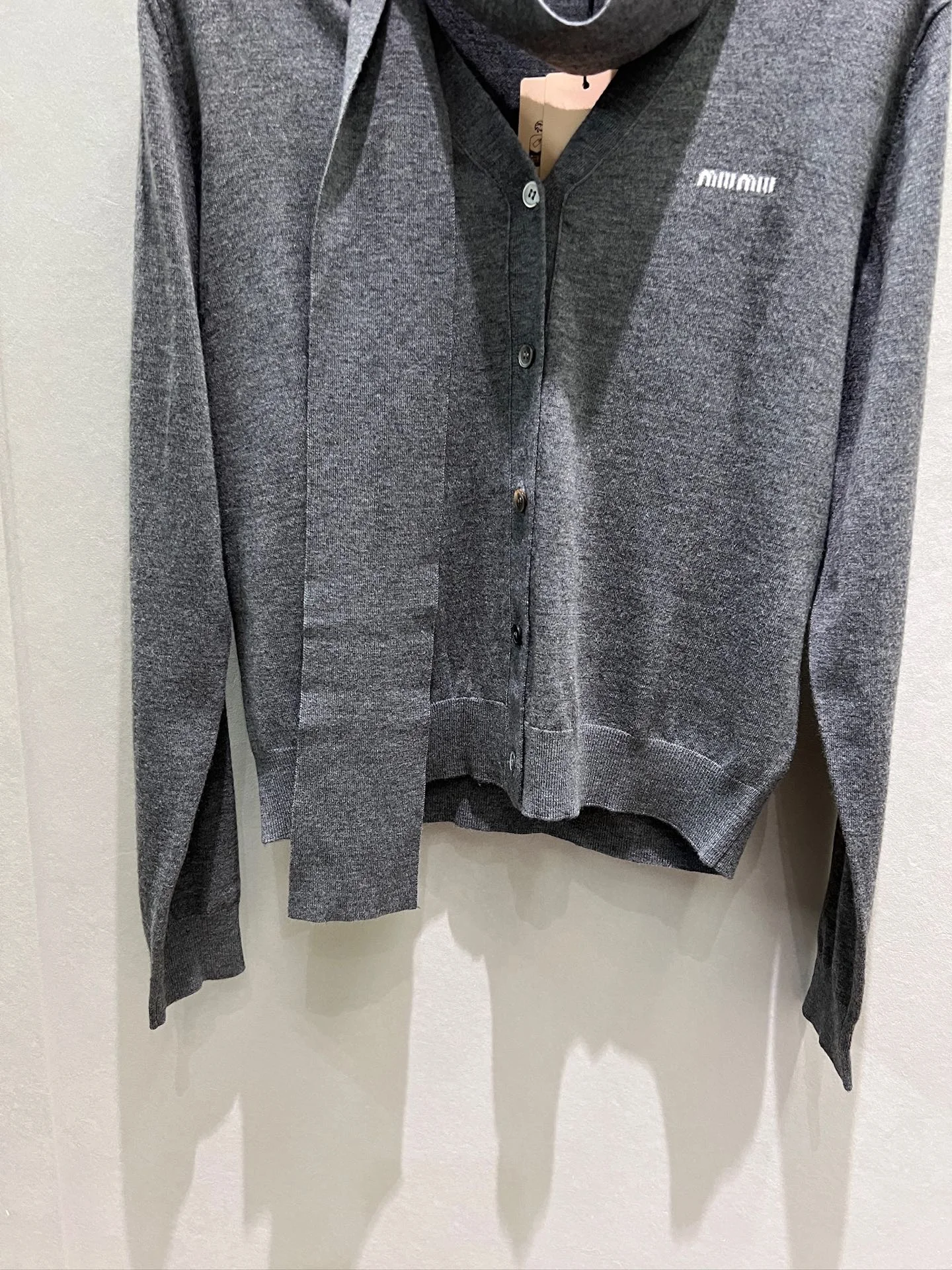 MIU MIU Sweaters Gray S-L B50202609061682 - Image 5