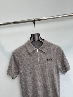 Alternative view of MIU MIU Sweaters Grey S-L B55202609060299