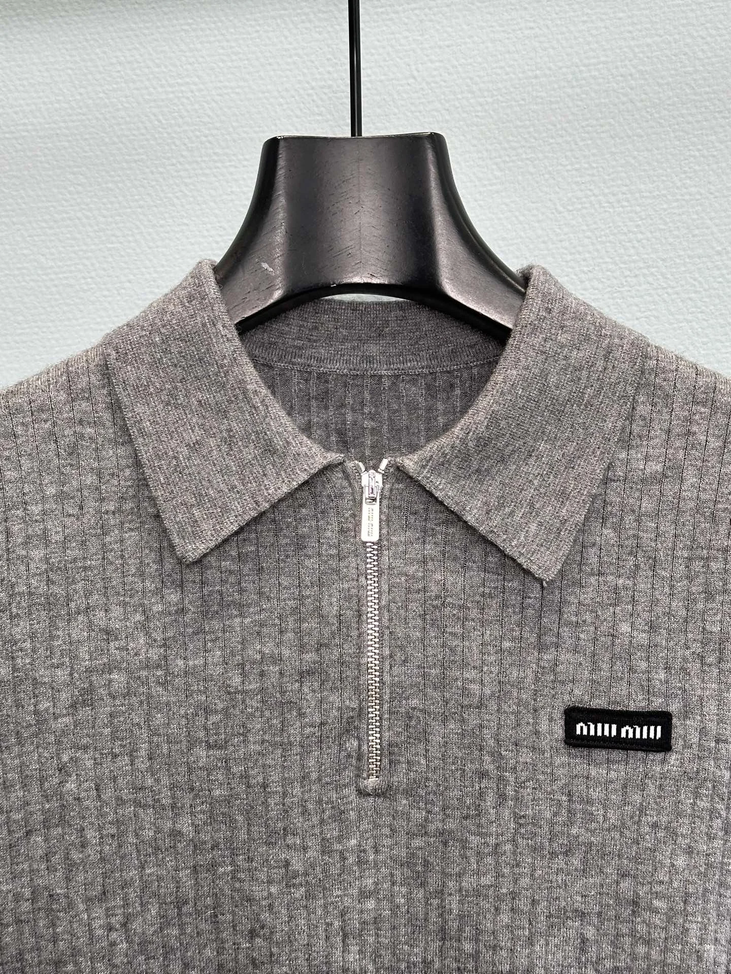 MIU MIU Sweaters Grey S-L B55202609060299 - Image 3