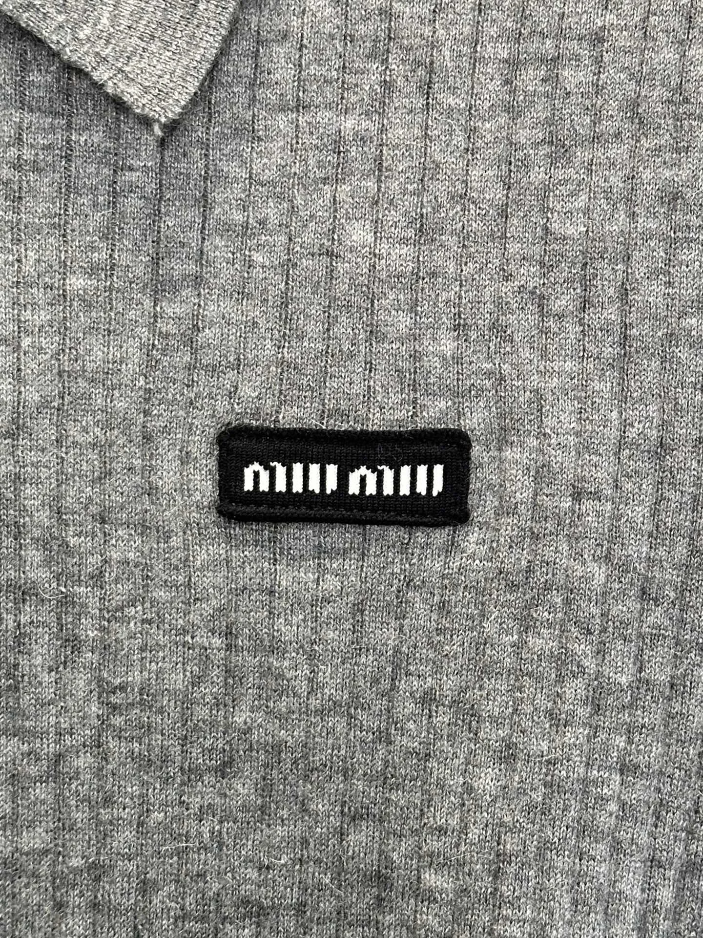 MIU MIU Sweaters Grey S-L B55202609060299 - Image 5