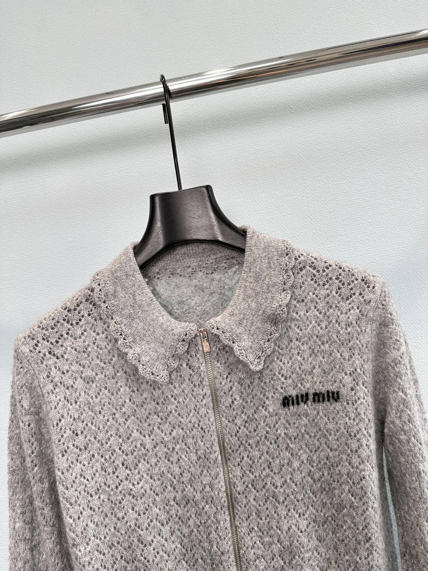 MIU MIU Sweaters Grey S-L B80202609060314 - Image 3