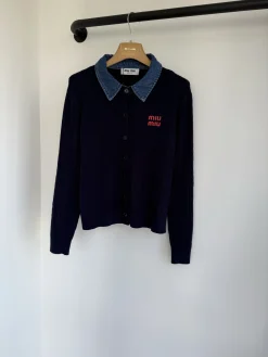 MIU MIU Sweaters Navy-Blue S-L B60202609062849