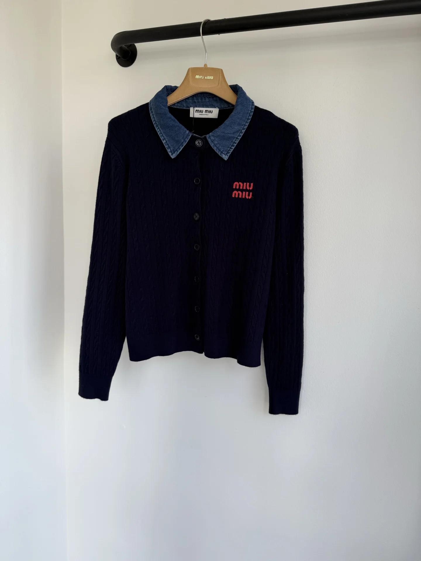 MIU MIU Sweaters Navy-Blue S-L B60202609062849
