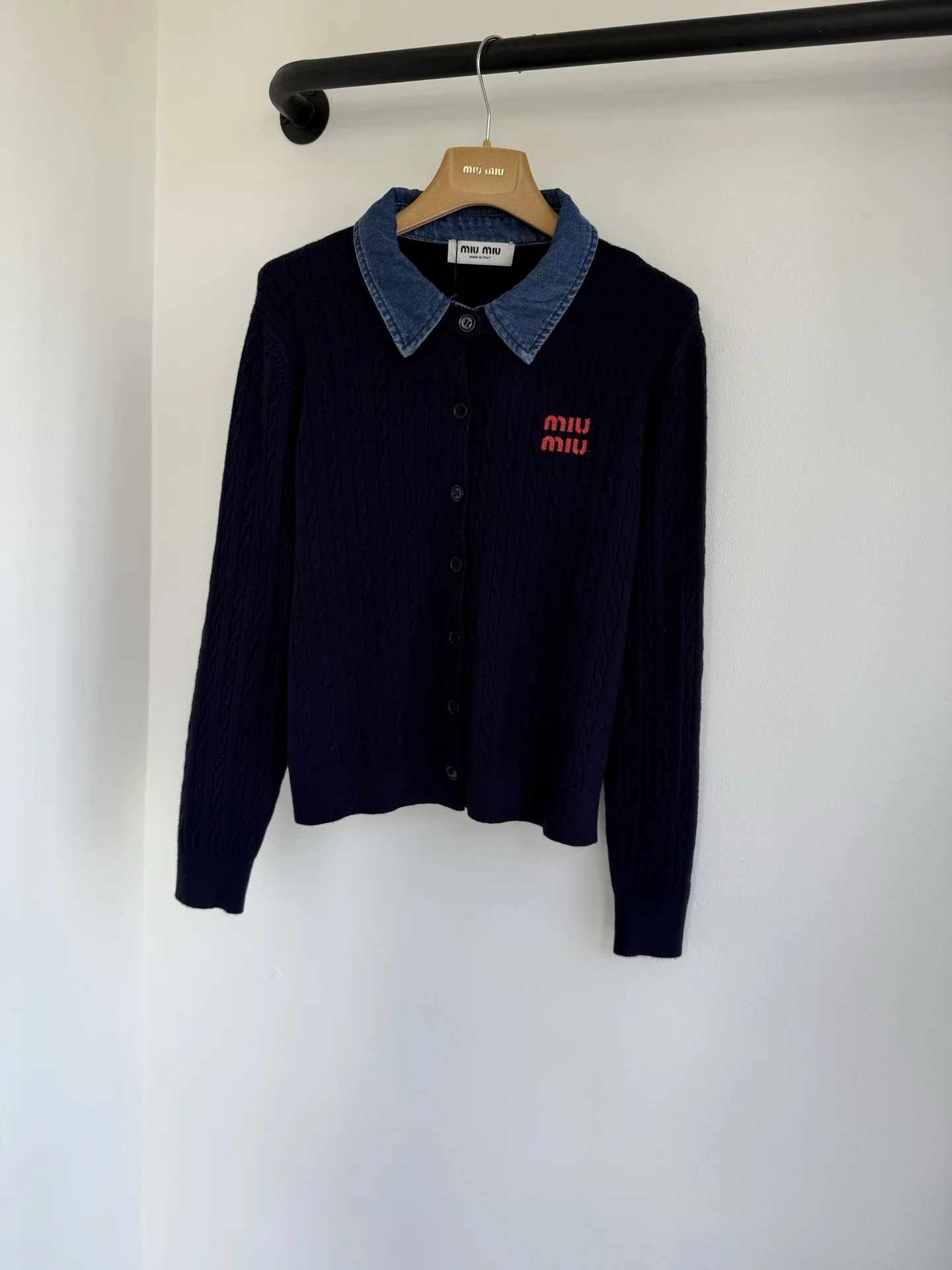 MIU MIU Sweaters Navy-Blue S-L B60202609062849 - Image 2