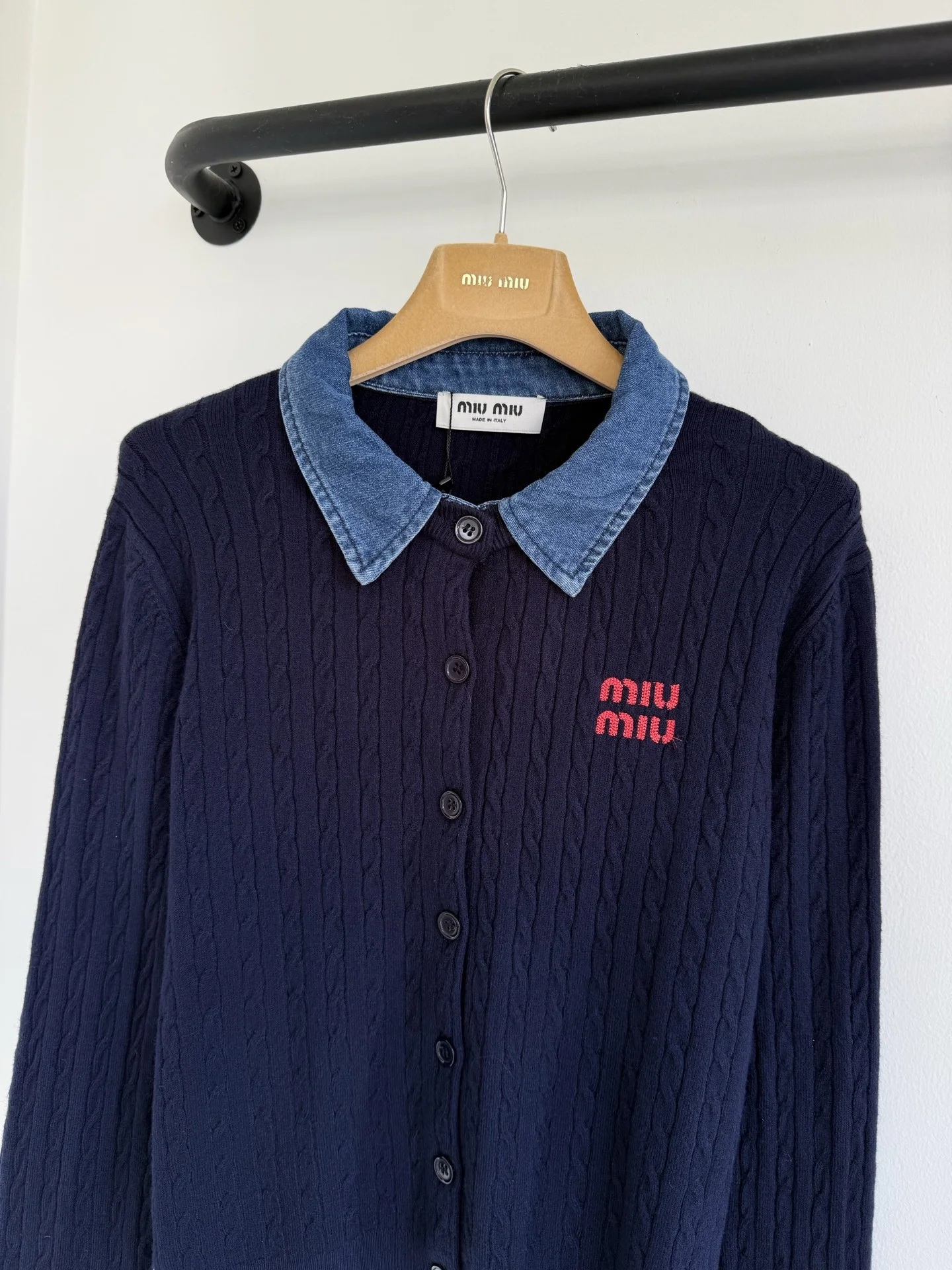 MIU MIU Sweaters Navy-Blue S-L B60202609062849 - Image 3