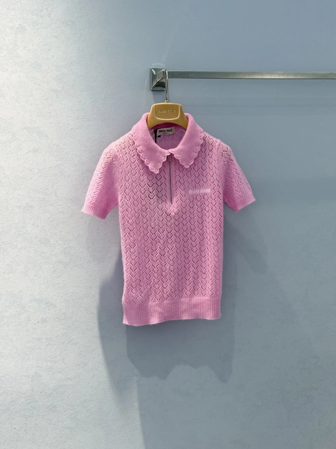 MIU MIU Sweaters Pink-White S-L B80202609062290 - Image 3