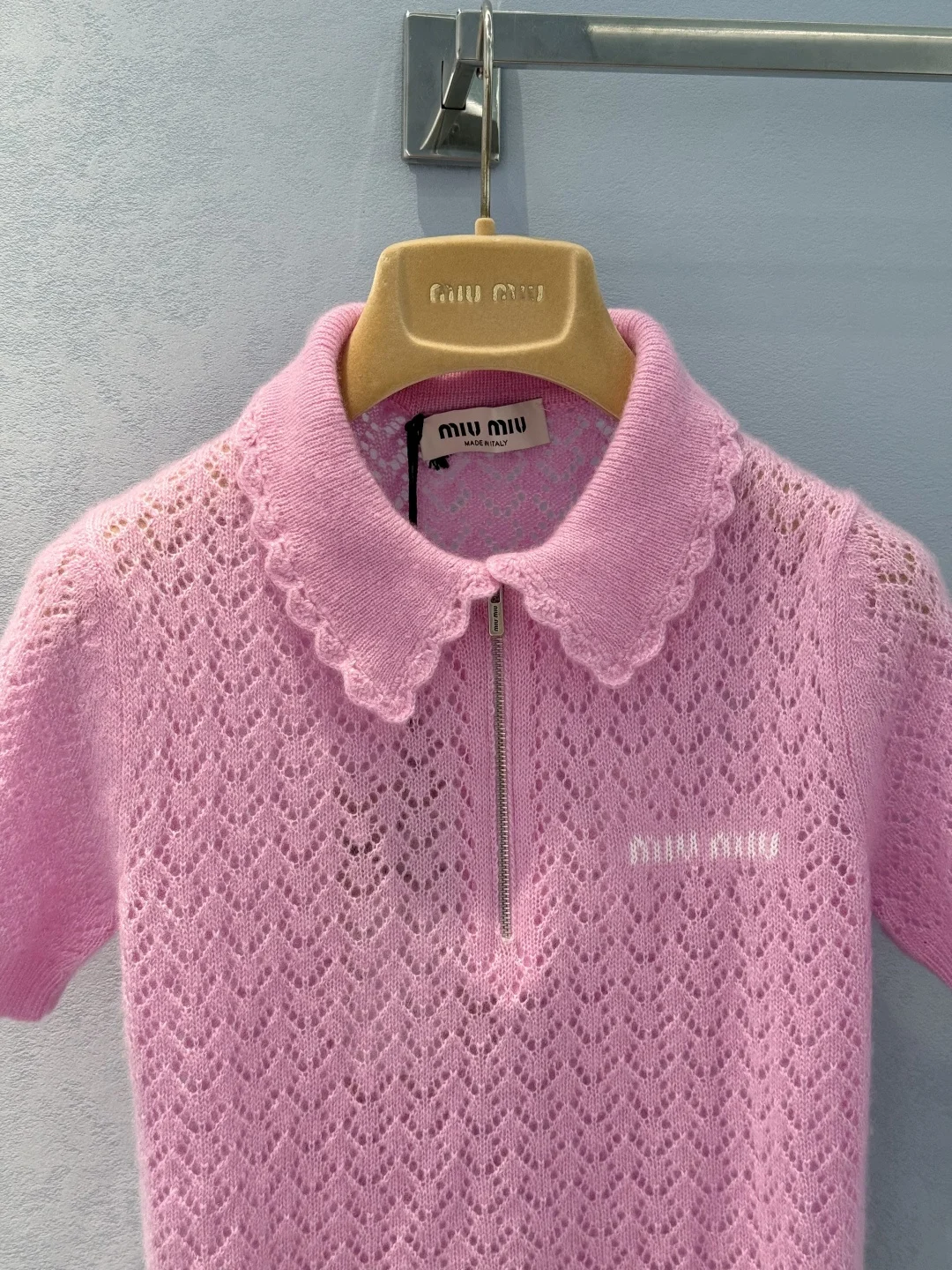 MIU MIU Sweaters Pink-White S-L B80202609062290 - Image 4