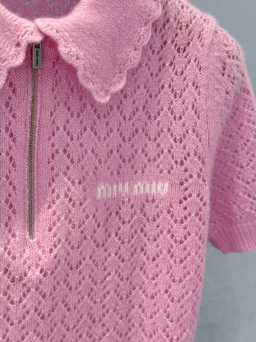 MIU MIU Sweaters Pink-White S-L B80202609062290 - Image 5